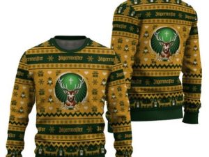 Jagermeister Snowing Ugly Christmas Sweater - Image 1
