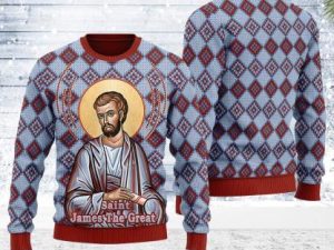 James The Great Ugly Christmas Sweater - Image 1