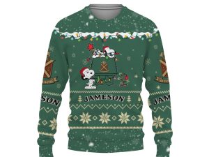Jameson American Merry Christmas, Snoopy House Cute Fan Gift-3D Sweatshirt - Image 1