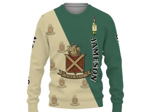 Jameson And Pattern Logo-3D Sweatshirt - Image 1