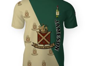 Jameson And Pattern Logo-3D Unisex T-Shirt - Image 1