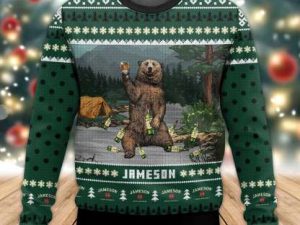 Jameson Bear Ugly Christmas Sweater - Image 1