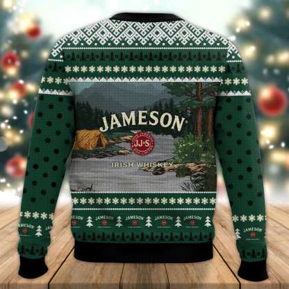 jameson bear ugly christmas sweater 2 Jameson Bear Ugly Christmas Sweater - Image 2