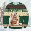 Jameson Bulldog Ugly Christmas Sweater - Image 1