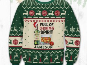 Jameson Christmas Spirit Ugly Christmas Sweater - Image 1