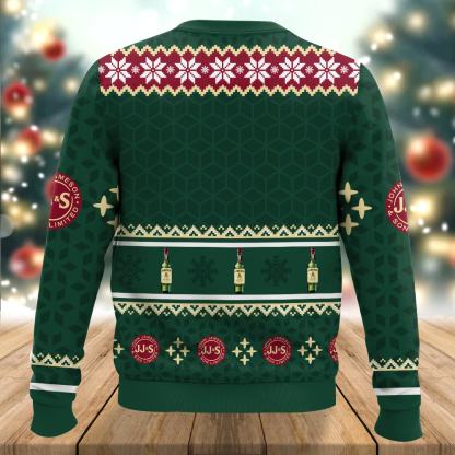 jameson dead inside ugly christmas sweater 2 Jameson Dead Inside Ugly Christmas Sweater - Image 2