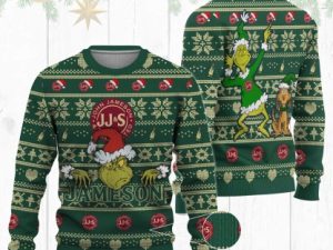 Jameson Grinch Ugly Christmas Sweater Holiday Gift Holiday Gift - Image 1
