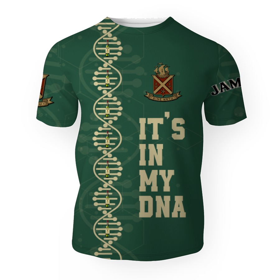 jameson its in my dna 3d unisex t shirt 1 Jameson It's In My DNA-3D Unisex T-Shirt - Image 1