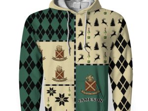 Jameson Merry Christmas And -3D Unisex Hoodie - Image 1