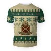 Jameson Merry Christmas Unisex Gift Fan-3D Unisex T-Shirt - Image 1