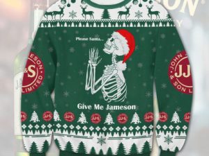 Jameson Please Santa Ugly Christmas Sweater - Image 1