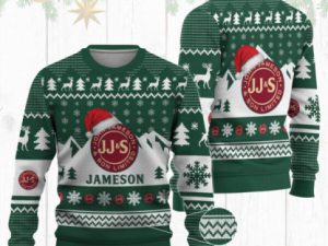 Jameson Ugly Christmas Sweater Holiday Idea - Image 1