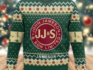 Jameson Ugly Christmas Sweater Xmas Gift - Image 1