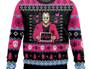 Jason Voorhees Friday The 13Th Ugly Christmas Sweater - Image 1