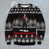 Jason Voorhees Slashing Ugly Christmas Sweater - Image 1