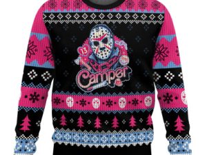 Jason Voorhees Ugly Christmas Sweater - Image 1