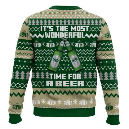 jever its the most wonderful time ugly christmas sweater 2 Jever Its The Most Wonderful Time Ugly Christmas Sweater - Image 2