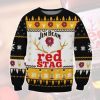 Jim Beam Red Stag Whiskey Ugly Christmas Sweater - Image 1