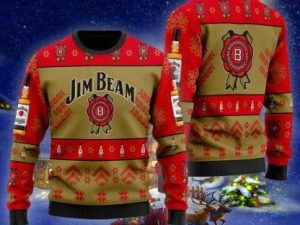 Jim Beam Xmas Ugly Christmas Sweater - Image 1