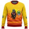 Jingle All The Way Mandalorian Ugly Christmas Sweater - Image 1
