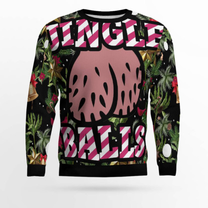 jingle balls ugly christmas sweater 1 Jingle Balls Ugly Christmas Sweater - Image 1