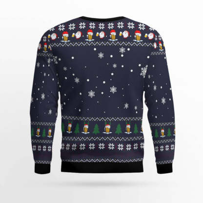 jingle beers drinking all the ways ugly christmas sweater 2 Jingle Beers Drinking All The Ways Ugly Christmas Sweater - Image 2