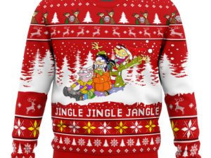 Jingle Jingle Jangle Ed Edd N Eddy Ugly Christmas Sweater - Image 1