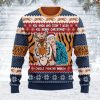 Joe Exotic Tiger King Bet That B Didnt Send You A Card Chirsmas Ugly Christmas Sweater - Image 1
