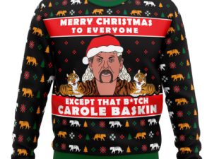 Joe Exotic Tiger King Ugly Christmas Sweater - Image 1