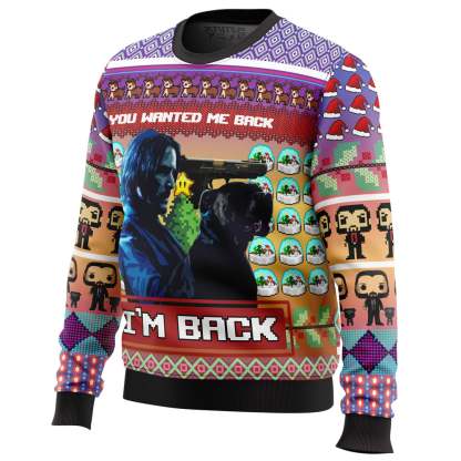 john wick ugly christmas sweater 2 John Wick Ugly Christmas Sweater - Image 2