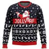 Jolly Af Santa Claus Ugly Christmas Sweater - Image 1