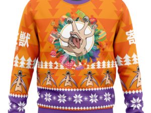 Jolly Parasitic Beasts Ugly Christmas Sweater - Image 1