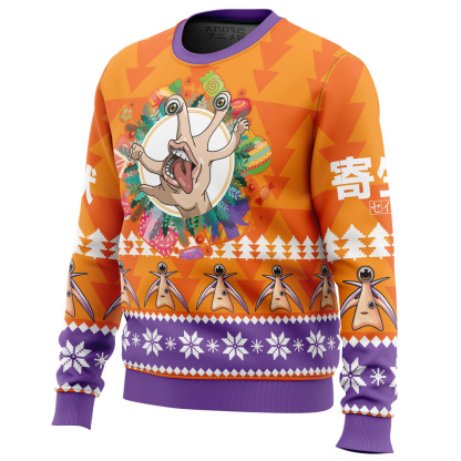jolly parasitic beasts ugly christmas sweater 2 Jolly Parasitic Beasts Ugly Christmas Sweater - Image 2