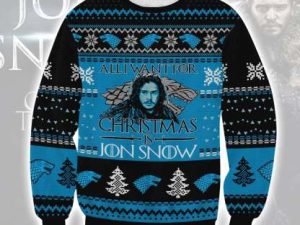Jon Snow Ugly Christmas Sweater - Image 1