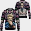 Jujutsu Kaisen Kento Nanami Custom Ugly Christmas Sweater - Image 1
