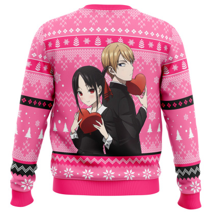 kaguya and miyuki kaguya sama love is war ugly christmas sweater 2 Kaguya And Miyuki Kaguya Sama Love Is War Ugly Christmas Sweater - Image 2