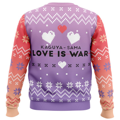 kaguya shinomiya kaguya sama love is war ugly christmas sweater 2 Kaguya Shinomiya Kaguya Sama Love Is War Ugly Christmas Sweater - Image 2