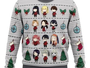 Kakegurui Chibi Gamblers Ugly Christmas Sweater - Image 1