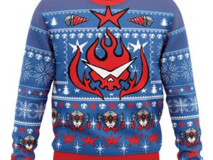 Kamina Tengen Toppa Gurren Lagann Ugly Christmas Sweater - Image 1