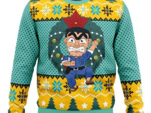 Kankichi Ryotsu Kochikame Tokyo Beat Cops Ugly Christmas Sweater - Image 1