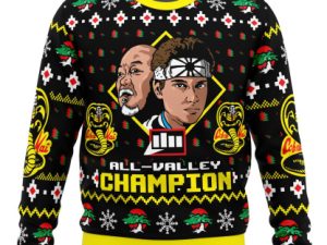 Karate Kid Ugly Christmas Sweater - Image 1
