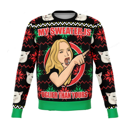 karen funny ugly christmas sweater 1 Karen Funny Ugly Christmas Sweater - Image 1
