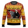 Keep Santas Name Out Your Mouth Smith Slaps Chris Rock Meme Ugly Christmas Sweater - Image 1
