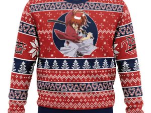 Kenshin Himura Rurouni Kenshin Samurai X Ugly Christmas Sweater - Image 1