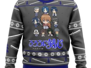 Kenshin Sprites Ugly Christmas Sweater - Image 1