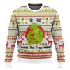 Kermit The Frog Here The Muppet Show Ugly Christmas Sweater - Image 1