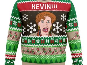 Kevin Home Alone Ugly Christmas Sweater - Image 1