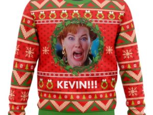 Kevin Home Alone Ugly Christmas Sweater Holiday Gift - Image 1