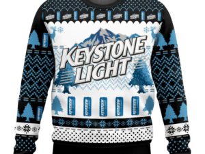 Keystone Light Ugly Christmas Sweater Holiday Gift - Image 1