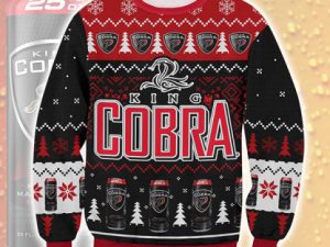 King Cobra Ugly Christmas Sweater - Image 1